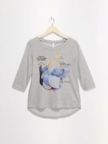 Лонгслив S.Oliver модель 41610395404_сірий Фото