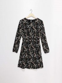 Платье мини S.Oliver модель 41710822332_чорний комб. Фото