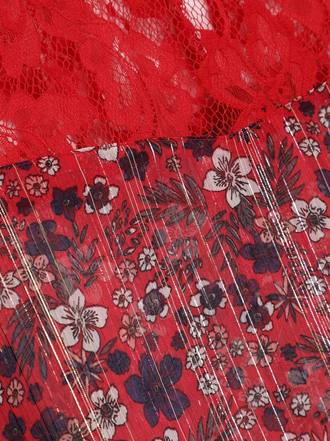 Блуза S.Oliver модель 41808196620_червоний комб. Фото