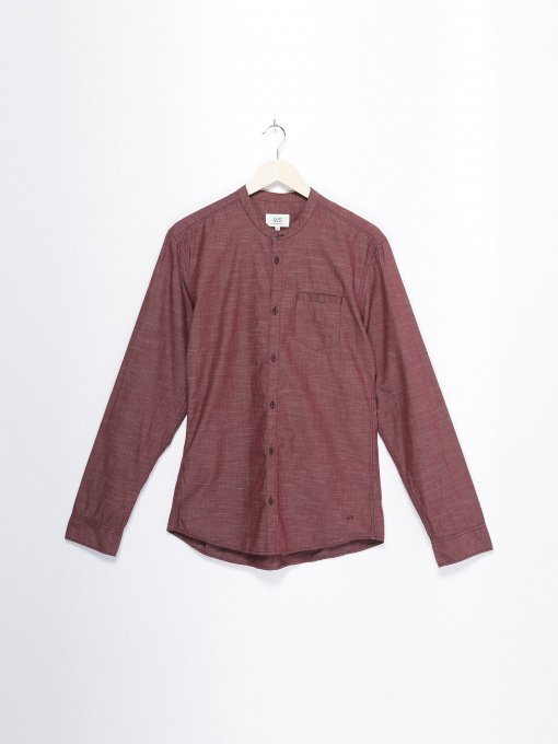 Рубашка повседневная S.Oliver модель 43709218252_с.бордовий Фото