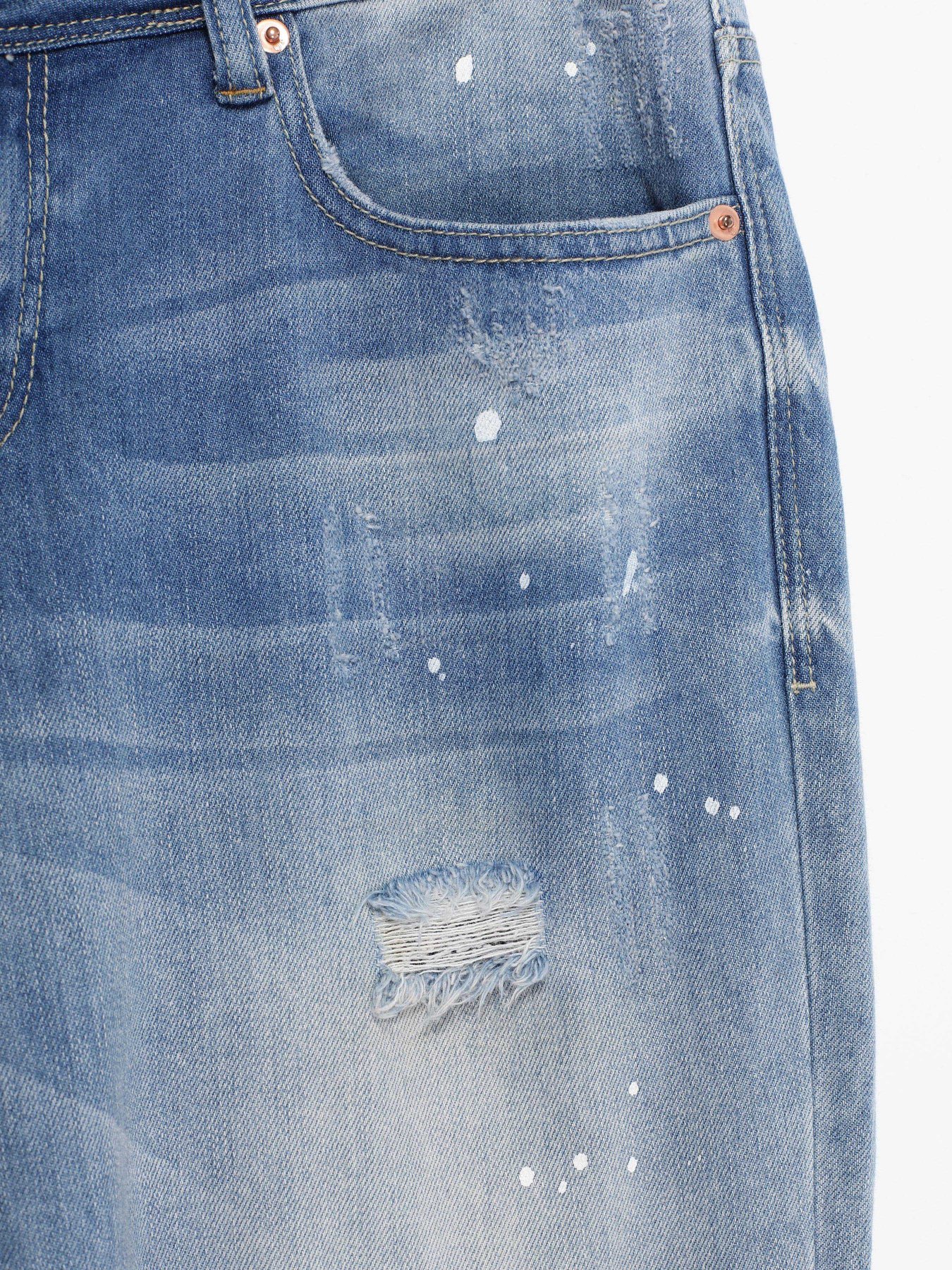 Прямые джинсы S.Oliver модель 46603718718_синій комб. Фото