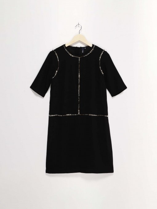 Платье мини S.Oliver модель 49511822215_чорний Фото