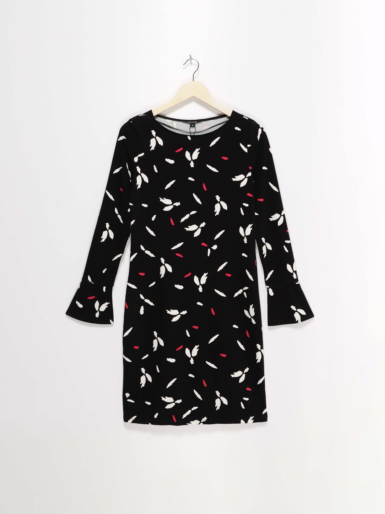 Платье мини S.Oliver модель 81712824221_чорний комб. Фото