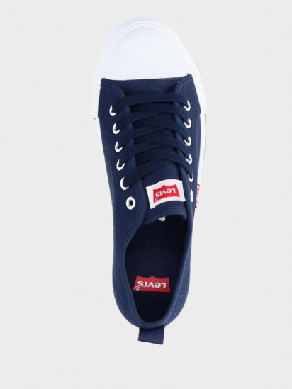 Кеди низькі Levi's модель VORI0021T NAVY 0040 — фото 4 - INTERTOP