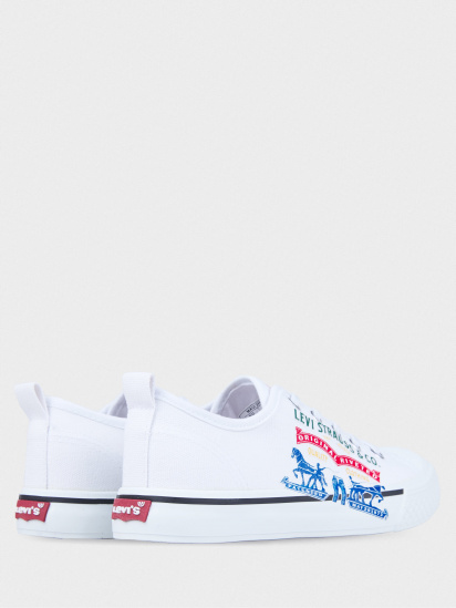 Кеди низькі Levi's модель VORI0008T WHITE 0061 — фото 3 - INTERTOP