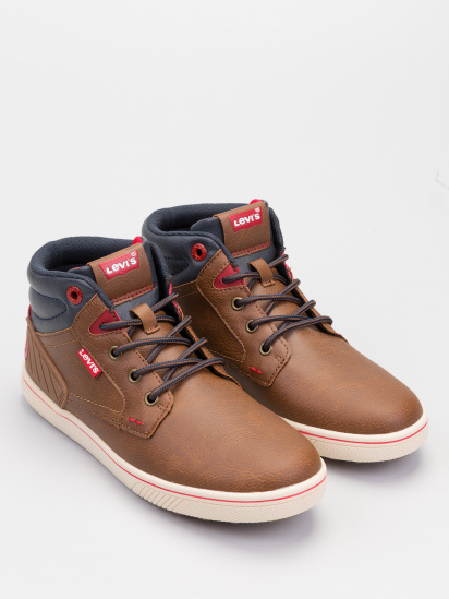 Кеди високі Levi's модель VPOR0051S COGNAC 0241 — фото 3 - INTERTOP