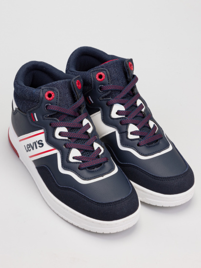 Кеди високі Levi's модель VIRV0004S NAVY 0040 — фото 3 - INTERTOP