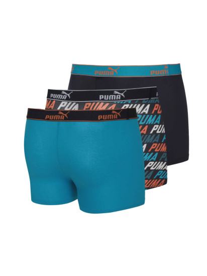 Набір трусів PUMA Basic Boxer Aop 3p модель 907531 — фото - INTERTOP