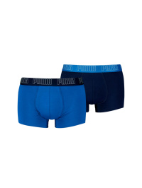 Синій - Набір трусів PUMA Men Everyday Trunk 2p