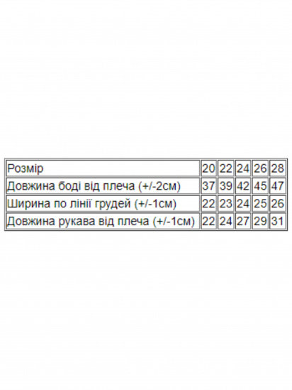 Боді для немовлят Носи своє модель 9511-063-4-zrki-mentol — фото - INTERTOP