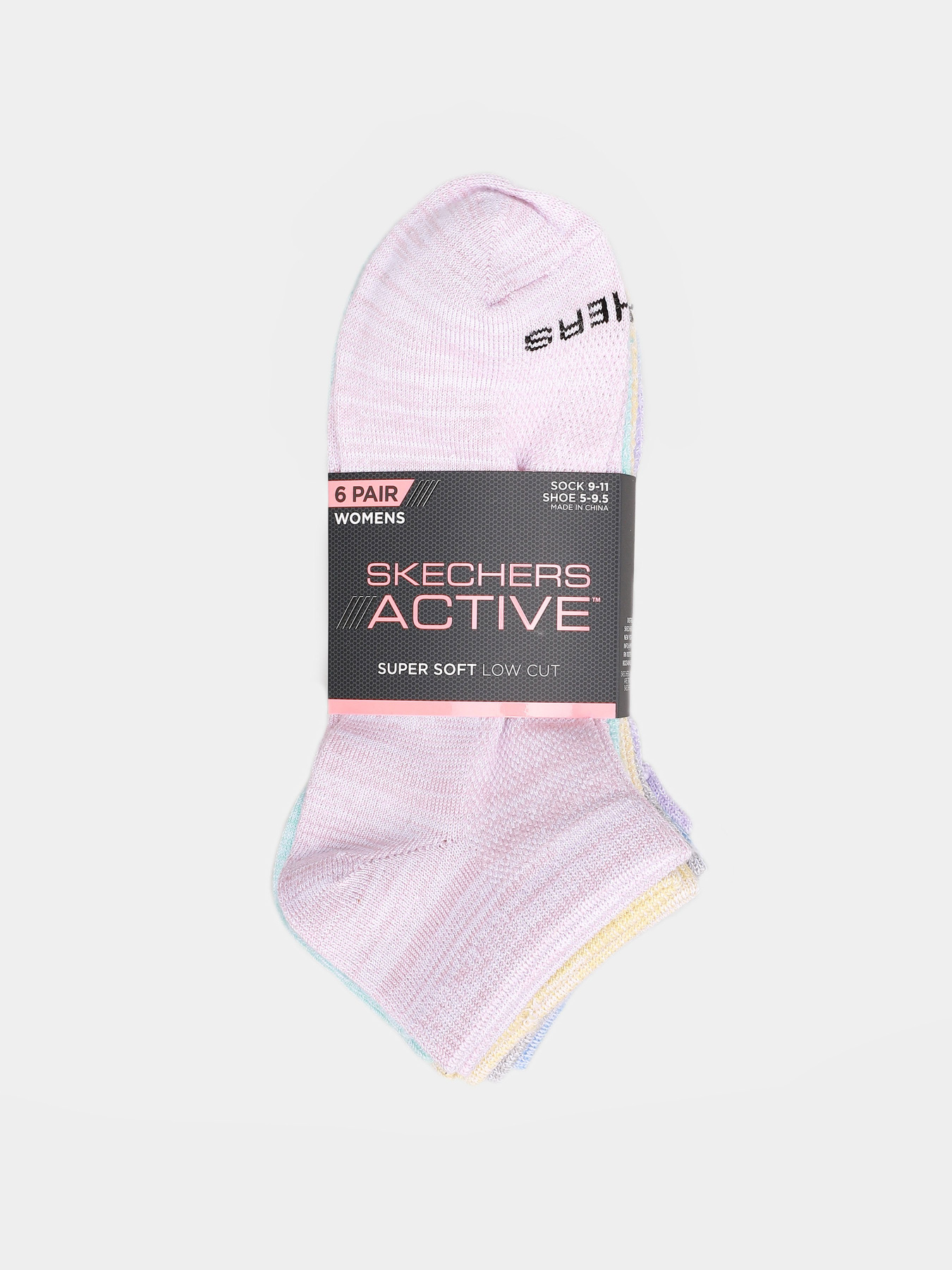 Набор носков Skechers 6 Pair Active Super Soft Low Cut модель S108498-683 Фото