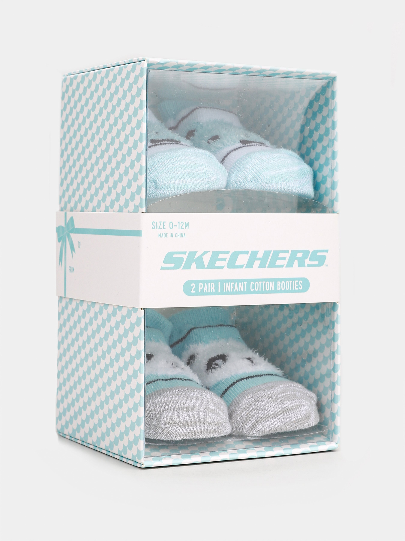 Набор носков Skechers 2 Pair Cotton Booties 0-12м модель S116518-428 Фото