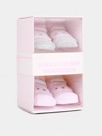 Набор носков Skechers 2 Pair Cotton Booties 0-12м модель S116520-682 Фото