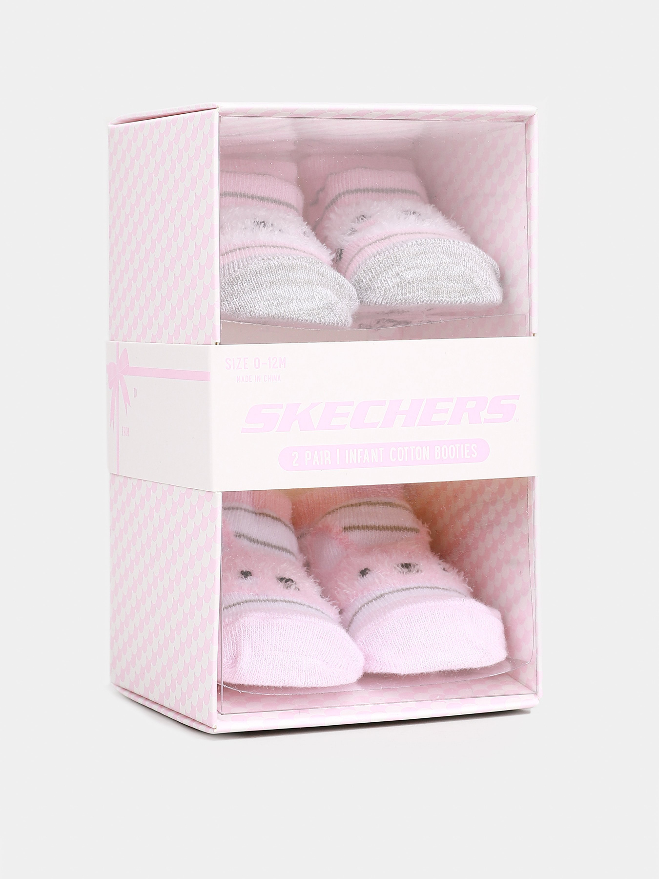 Набор носков Skechers 2 Pair Cotton Booties 0-12м модель S116520-682 Фото