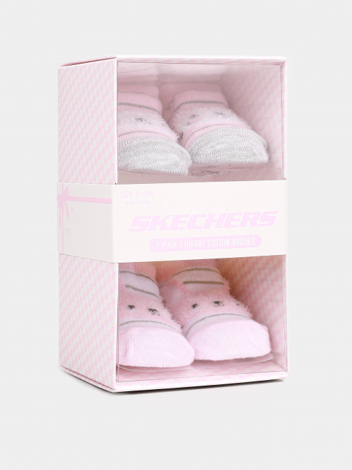 Набор носков Skechers 2 Pair Cotton Booties 0-12м модель S116520-682 Фото