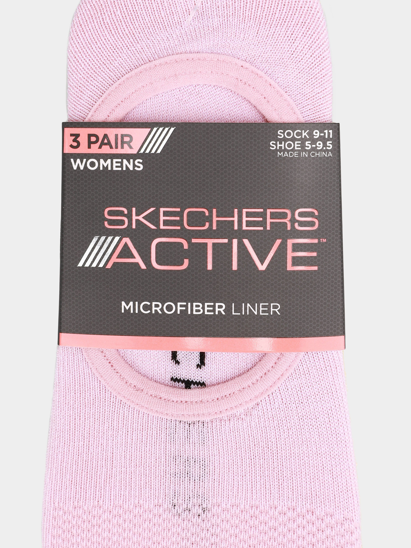 Набір шкарпеток Skechers 3 Pair Active Microfiber Liner модель S113837-683 Фото