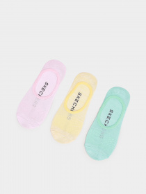 Набор носков Skechers 3 Pair Active Microfiber Liner модель S113837-683 Фото