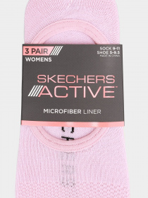 Набор носков Skechers 3 Pair Active Microfiber Liner модель S113837-683 Фото