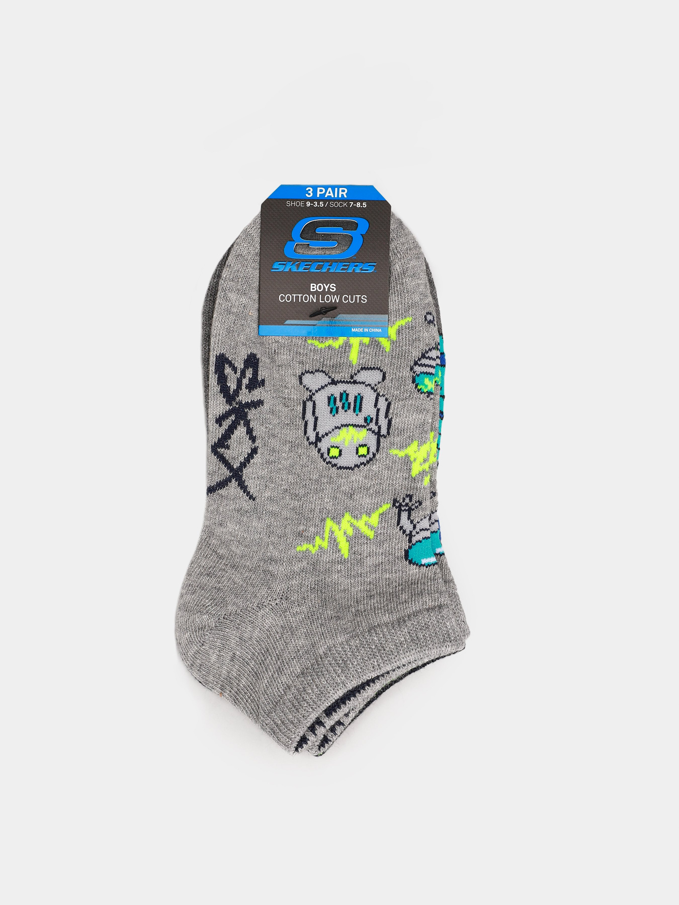 Набор носков Skechers 3 Pair Cotton Low Cuts 22,5 - 25 модель S113335-031-7 Фото