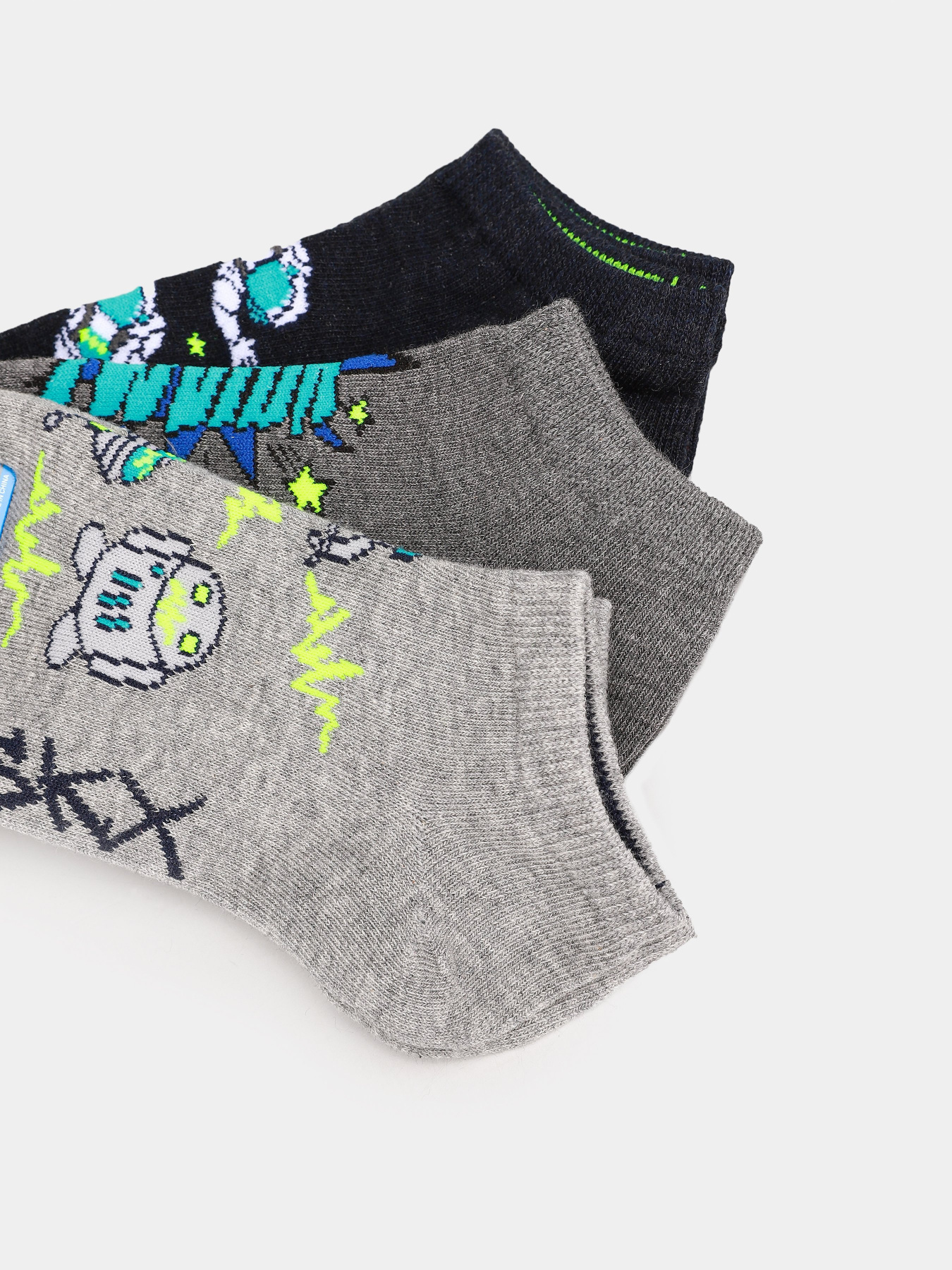 Набор носков Skechers 3 Pair Cotton Low Cuts 25,5 - 27,5 модель S113335-031-9 Фото