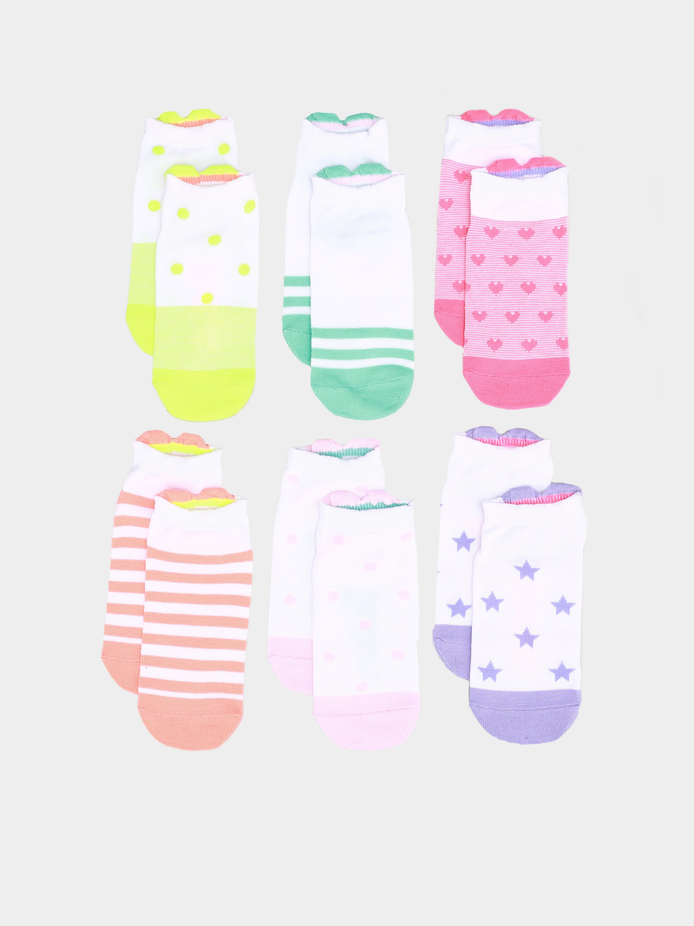 Набор носков Skechers 6 Pair Low Cut модель S116502-102 Фото