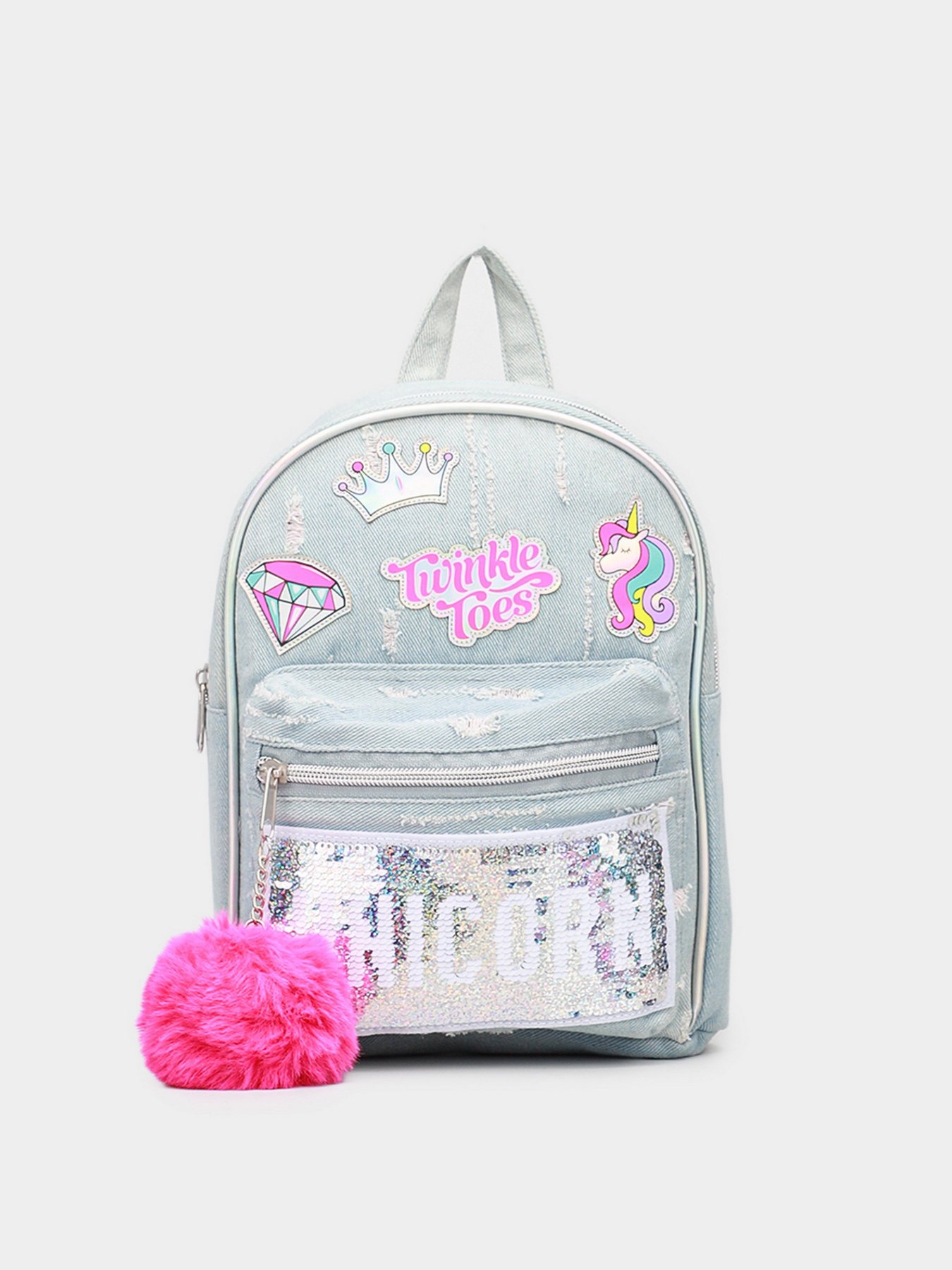 Рюкзаки Skechers Twinkle Toes: Flip Sequins модель A2463 SC BLU Фото