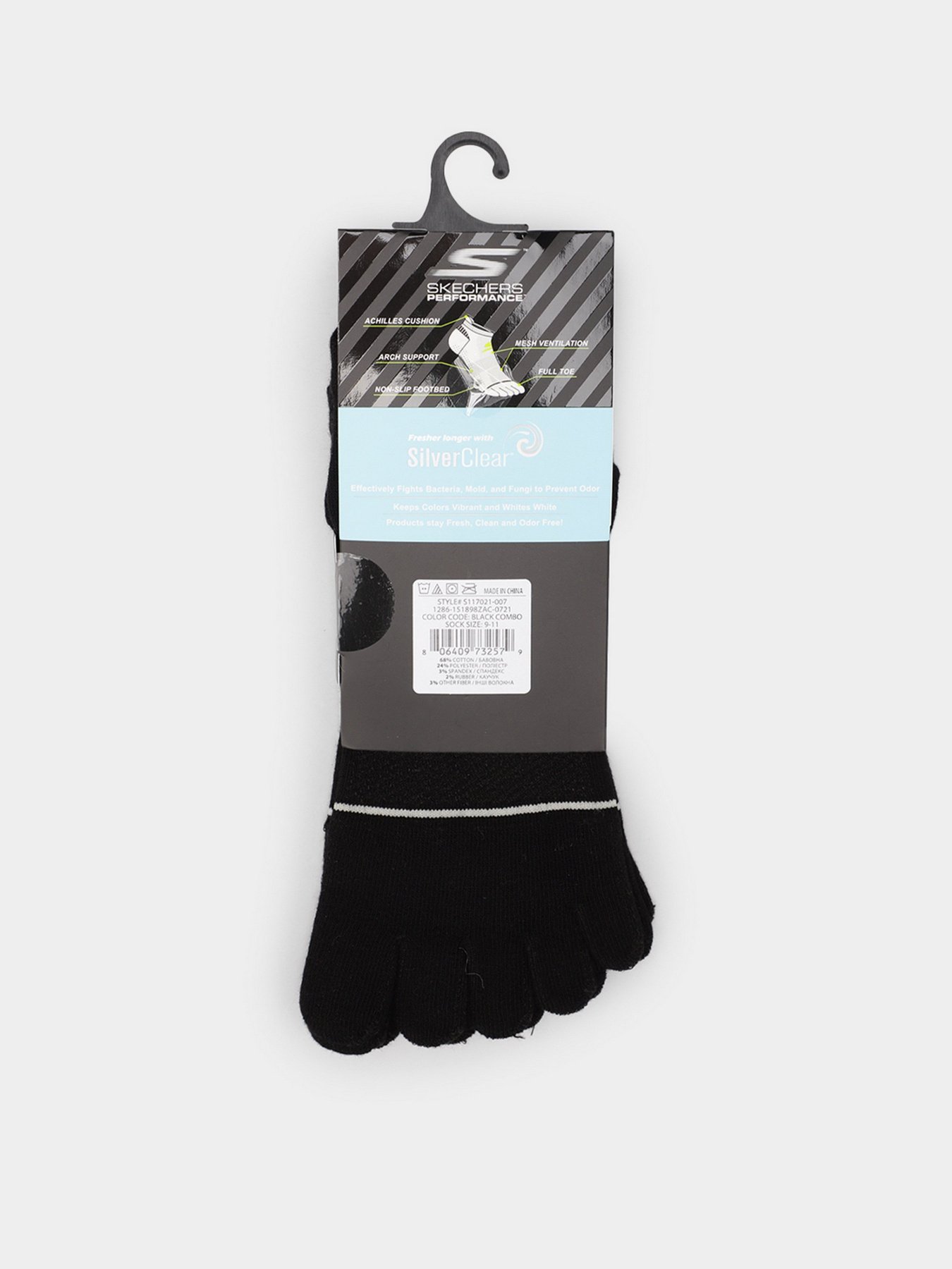 Набор носков Skechers Low Cut Toe Socks модель S117021-007 Фото