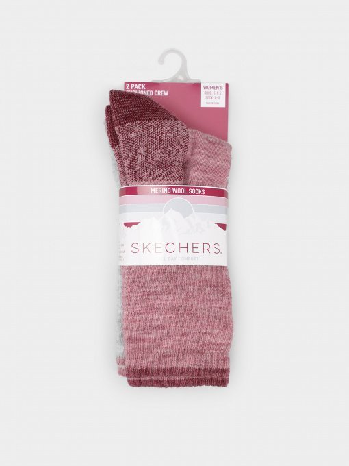 Набор носков Skechers Merino Wool Crew Socks модель S117422-687 Фото