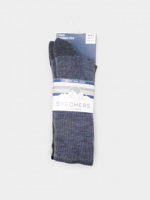 Набор носков Skechers Merino Wool Crew Socks модель S117424-462 Фото