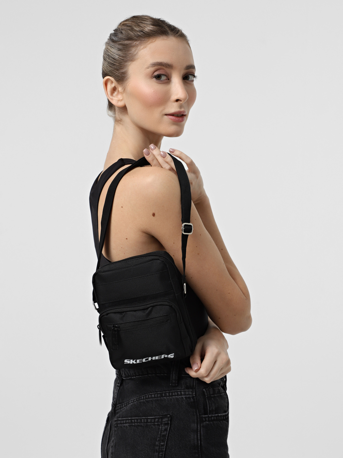 Кросс-боди Skechers Logo Detailed Messenger модель SKCH7782 BLK Фото