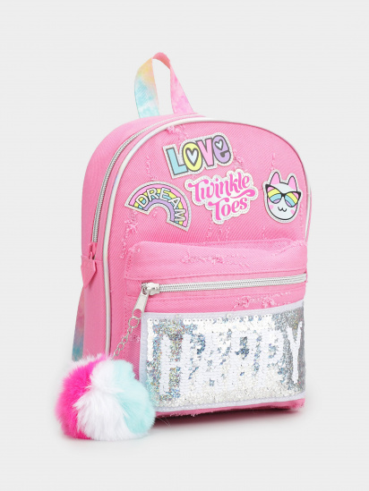 Рюкзак Skechers MINI REVERSE SEQUENCE TWINKLE TOES BACKPACK модель SKTT6882 HTPK — фото - INTERTOP