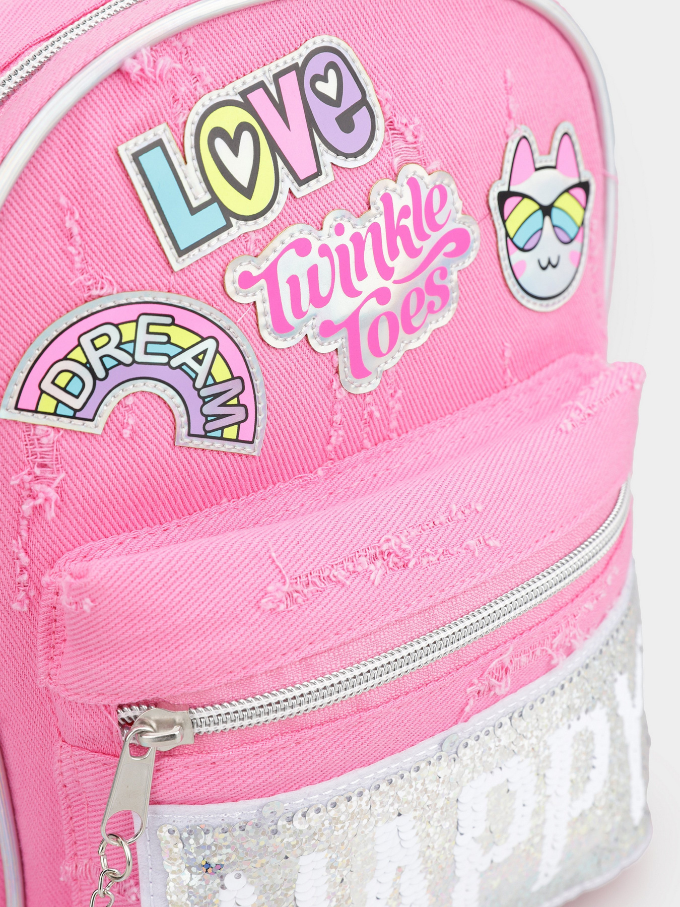 Повседневный рюкзак Skechers MINI REVERSE SEQUENCE TWINKLE TOES BACKPACK модель SKTT6882 HTPK Фото