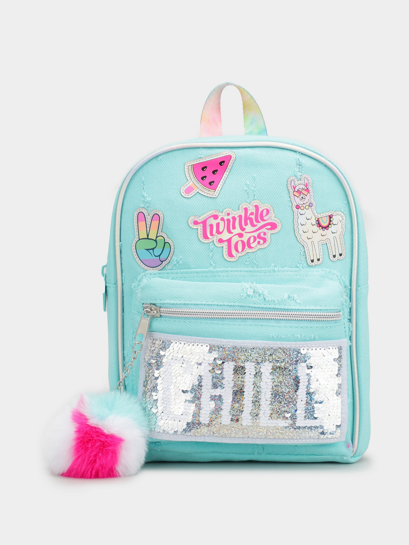 Рюкзак Skechers  MINI REVERSE SEQUENCE TWINKLE TOES BACKPACK модель SKTT6883 AQUA Фото