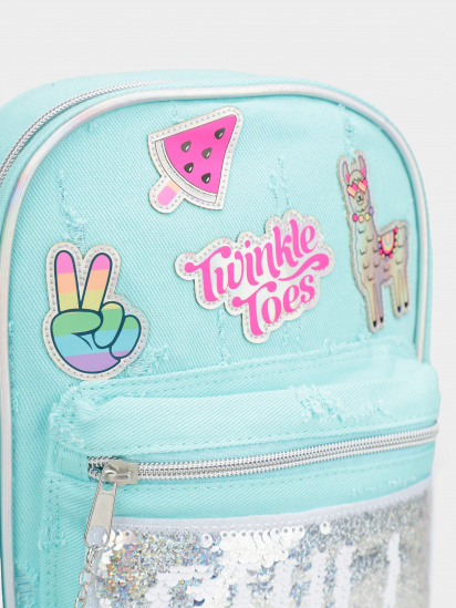 Рюкзак Skechers  MINI REVERSE SEQUENCE TWINKLE TOES BACKPACK модель SKTT6883 AQUA — фото 4 - INTERTOP