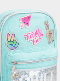 Повседневный рюкзак Skechers  MINI REVERSE SEQUENCE TWINKLE TOES BACKPACK модель SKTT6883 AQUA Фото