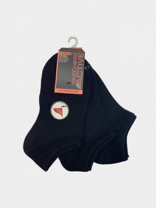 Набор носков Skechers 3PK NON TERRY NO SHOW модель S117214-001 Фото