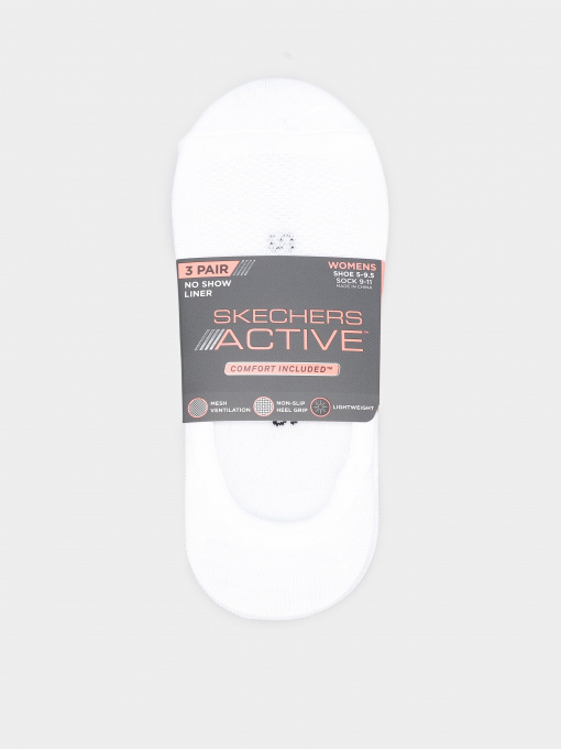 Набор носков Skechers Microfiber Liner 35 - 39,5 модель S113837-100 Фото