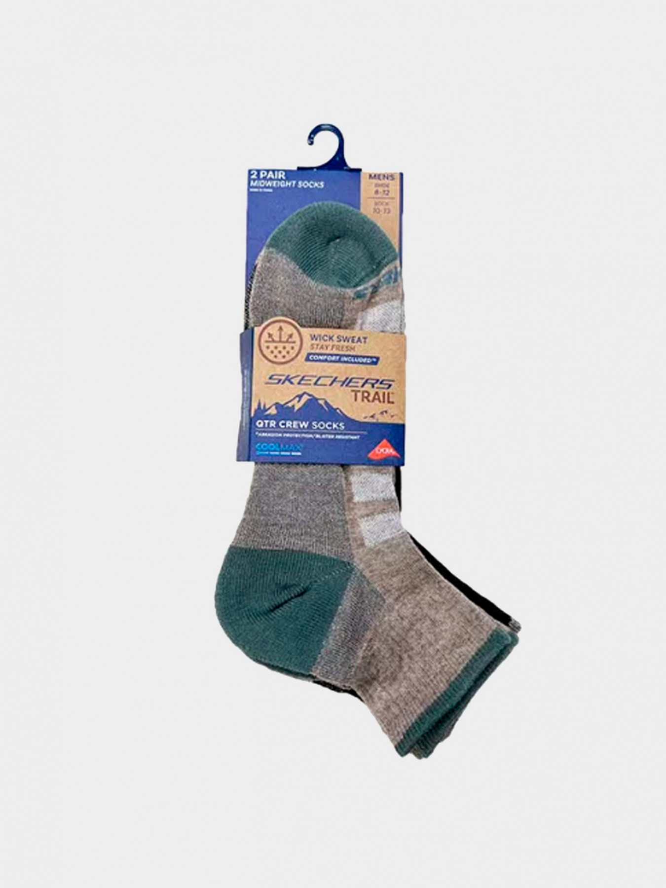 Набір шкарпеток Skechers Quarter Crew 43-46 модель S118740-210 Фото