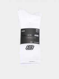 Набір шкарпеток Skechers 3PK 1/2 TERRY RIBBED CREW модель S117454-100 Фото