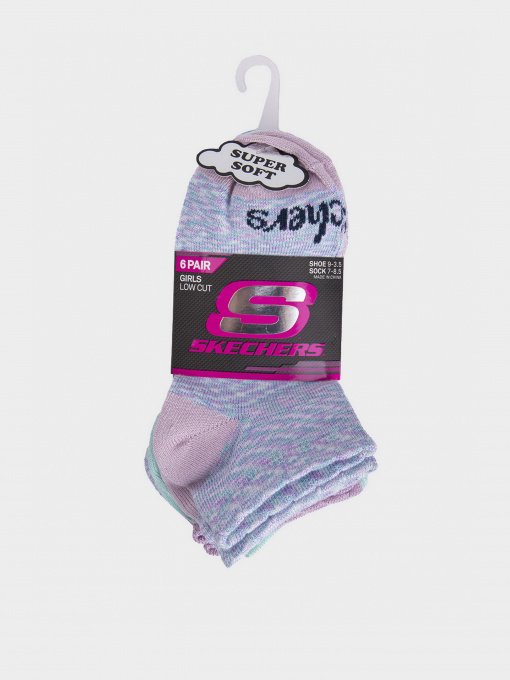 Набор носков Skechers Low Cut Super Soft 6 Pair 22,5 - 25 модель S117238-687 Фото