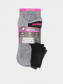Шкарпетки та гольфи Skechers 3PK 1/2 TERRY QTR CREW модель S111047-008 Фото