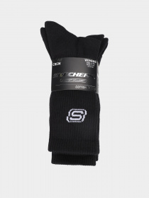 Набор носков Skechers 3PK WMS CREW SOCKS-BLACK модель S117453-001 Фото