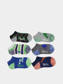 Набір шкарпеток Skechers 6pk Non Terry Low Cut 25,5 - 35,5 Модель S117673-095 Фото