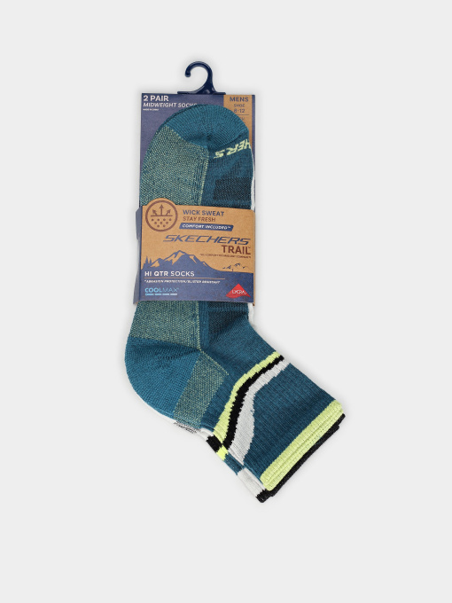 Набір шкарпеток Skechers 2PK 1/2 TERRY TRAIL QTR CREW модель S600276-442 Фото