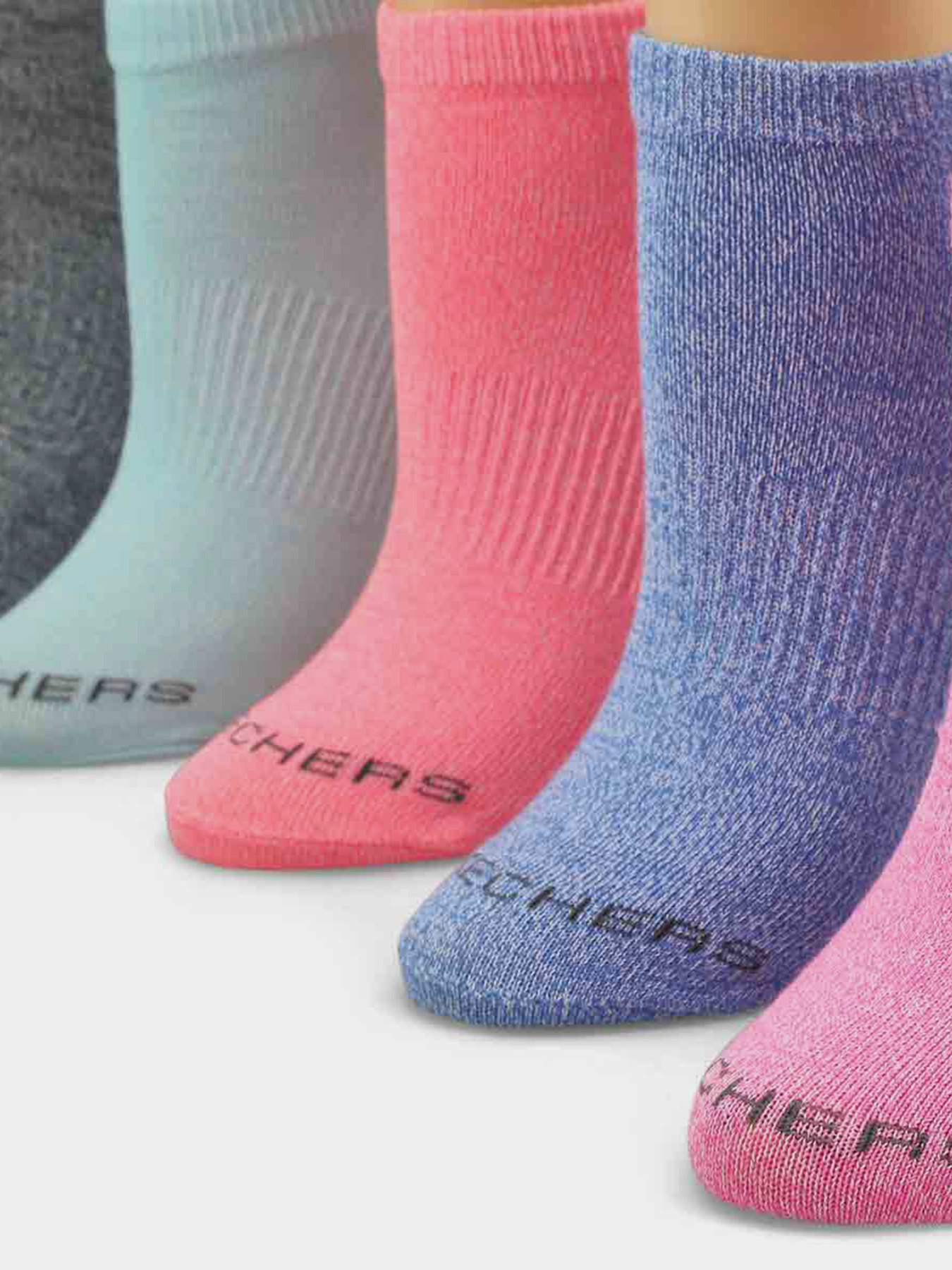 Набор носков Skechers 5PK NON TERRY LOW CUT модель S108411-683 Набор носков Skechers 5PK NON TERRY LOW CUT модель S108411-683 Фото