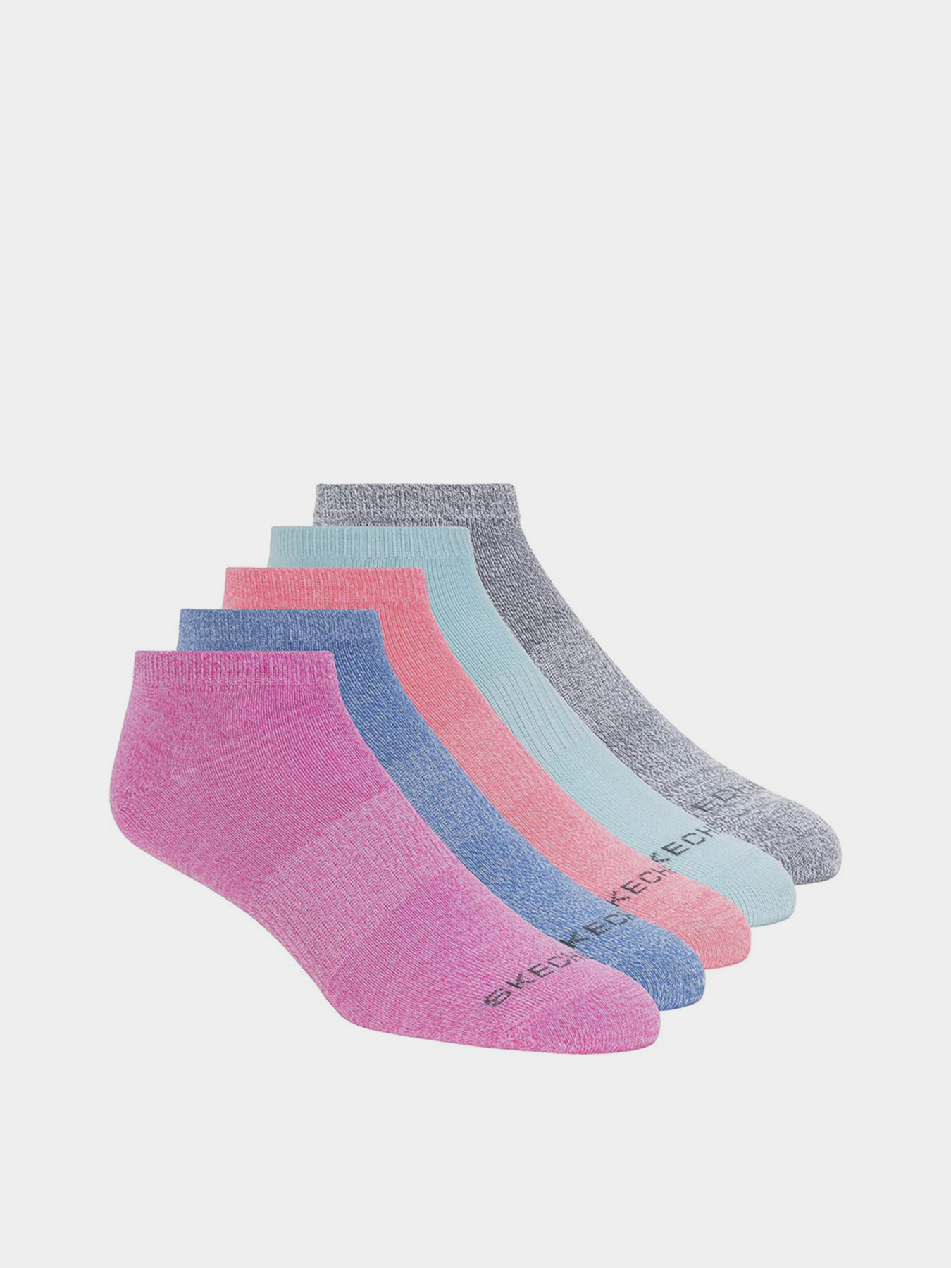 Набор носков Skechers 5PK NON TERRY LOW CUT модель S108411-683 Набор носков Skechers 5PK NON TERRY LOW CUT модель S108411-683 Фото