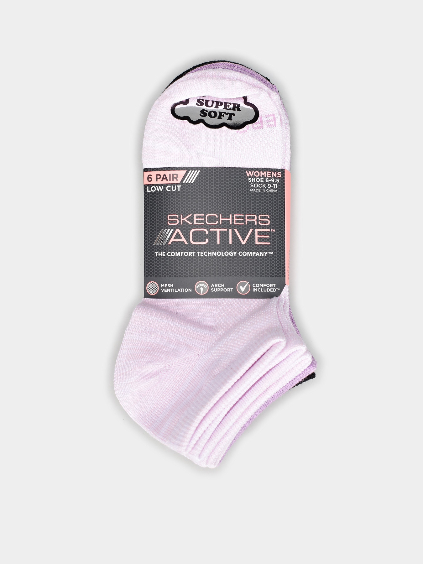 Набір шкарпеток Skechers Non Terry Low Cut 35 - 39,5 Модель S108498-501 Фото