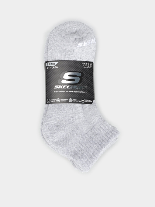 Набор носков Skechers Terry Qtr Crew 35 - 39,5 модель S111035-039 Фото