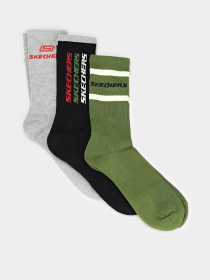 Набор носков Skechers 3PK 1/2 TERRY CREW модель S600476-315 Набор носков Skechers 3PK 1/2 TERRY CREW модель S600476-315 Фото