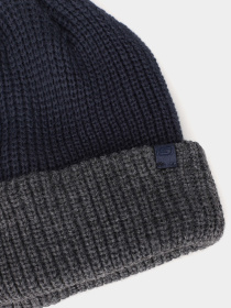 Шапка Skechers Two Toned Rib модель SMK1023 NVY Шапка Skechers Two Toned Rib модель SMK1023 NVY Фото